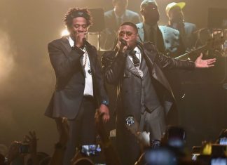 Jay-Z Pays Tribute to Nipsey Hussle, Brings out Nas Jay-Z paid tribute to Nipsey Hussle, performed with Nas and Cam'ron and delivered b-sides and cult favorites at Webster Hall reopening gig.
