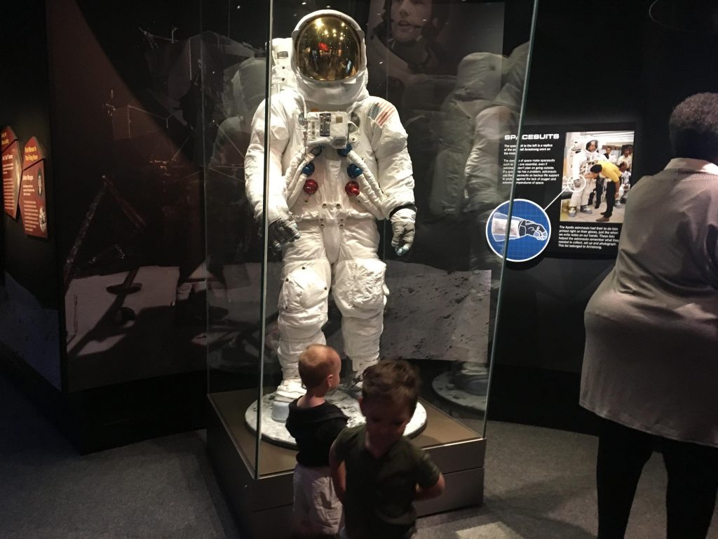 The Cincinnati Museum Center hopes kids will become inspired to study space by visiting the Neil Armstrong exhibit.