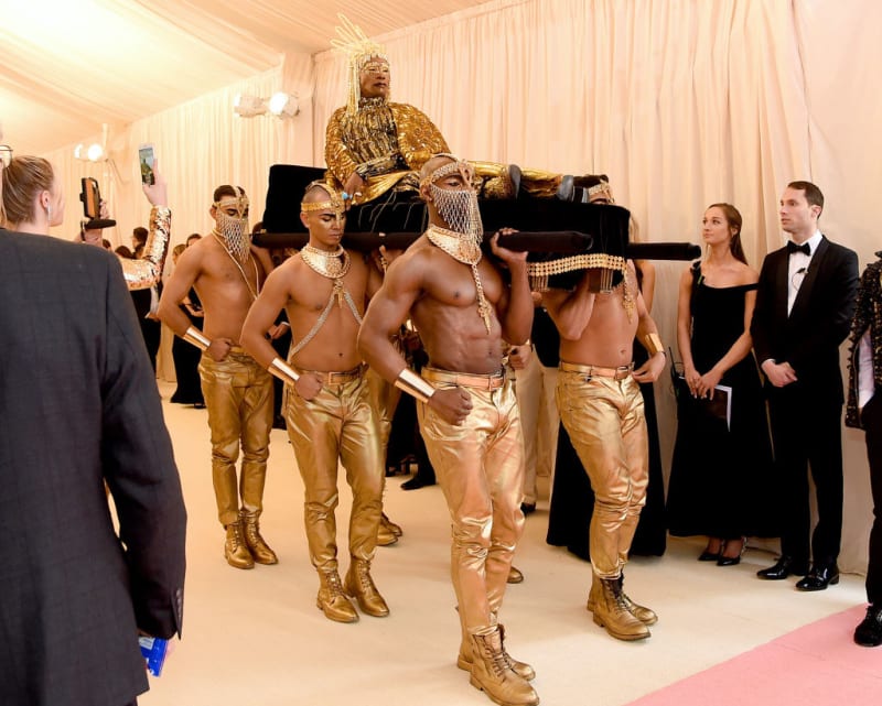 Billy porter entering MET gala 2019