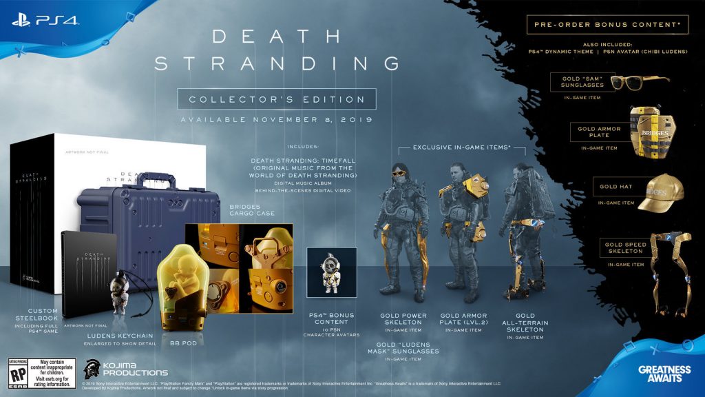 Death Stranding Collectors Edition. SONY