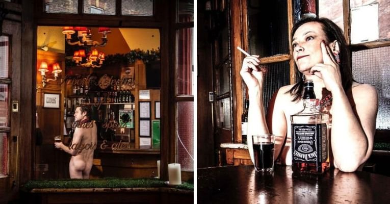 Historic London pub turns into a nude bar.