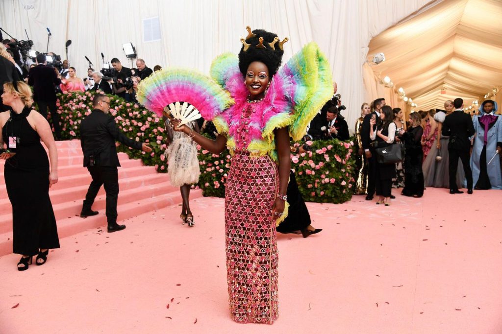 Lupita Nyong'o in Versace gown at the MET Gala 2019