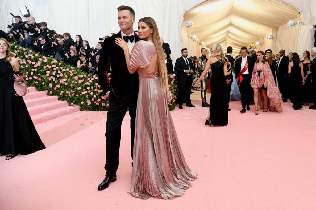 Tom Brady and Gisele Bündchen in Dior Haute Couture 