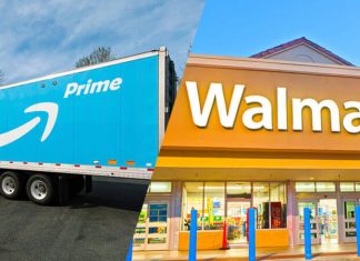 Walmart blows Amazon out of the water with its own free, next-day delivery walmart competes with amazon to deliver on same day