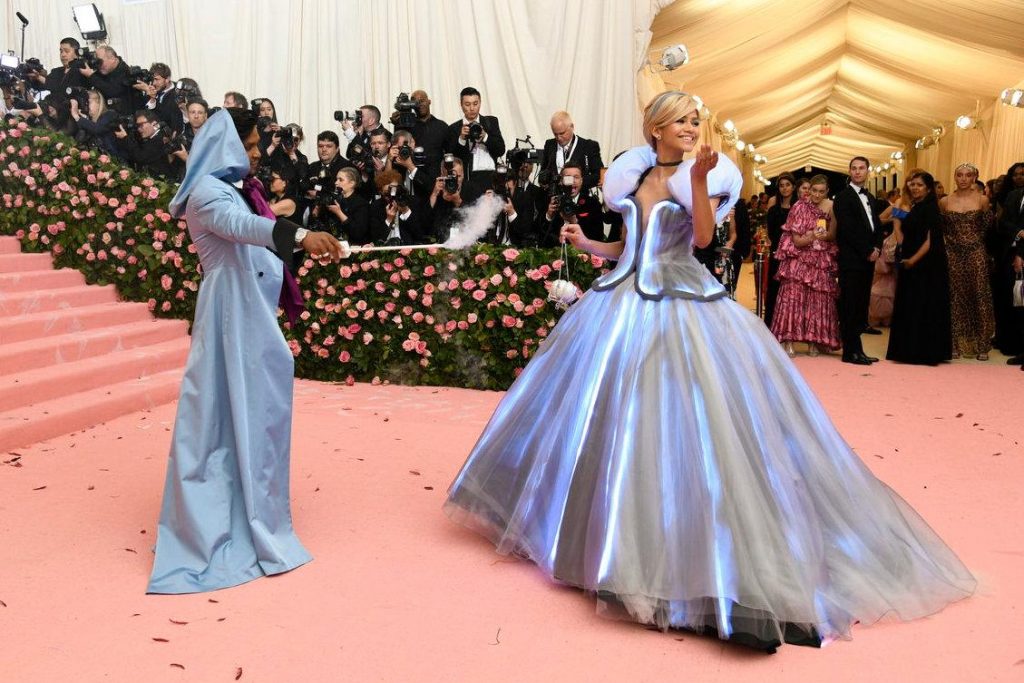 Zendaya in the Tommy Hilfiger gown at the MET GALA 2019