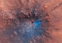 Astronomers Spot a New Crater on Mars Unlike Anything They’ve Ever Seen Mars impact crater