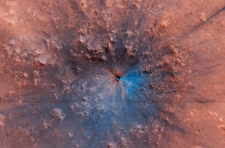 Mars impact crater