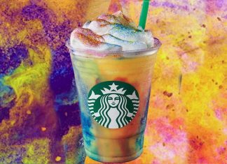 Tie Dye Frappuccino by Starbucks is here for a few days Tie Dye Frappuccino