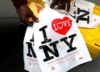 New York Bans Plastic Bags after California