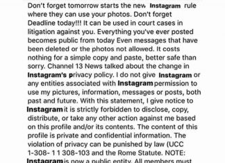 Instagram will use your photos against you: hoax debunked Instagram will use your photos against you: hoax debunked
