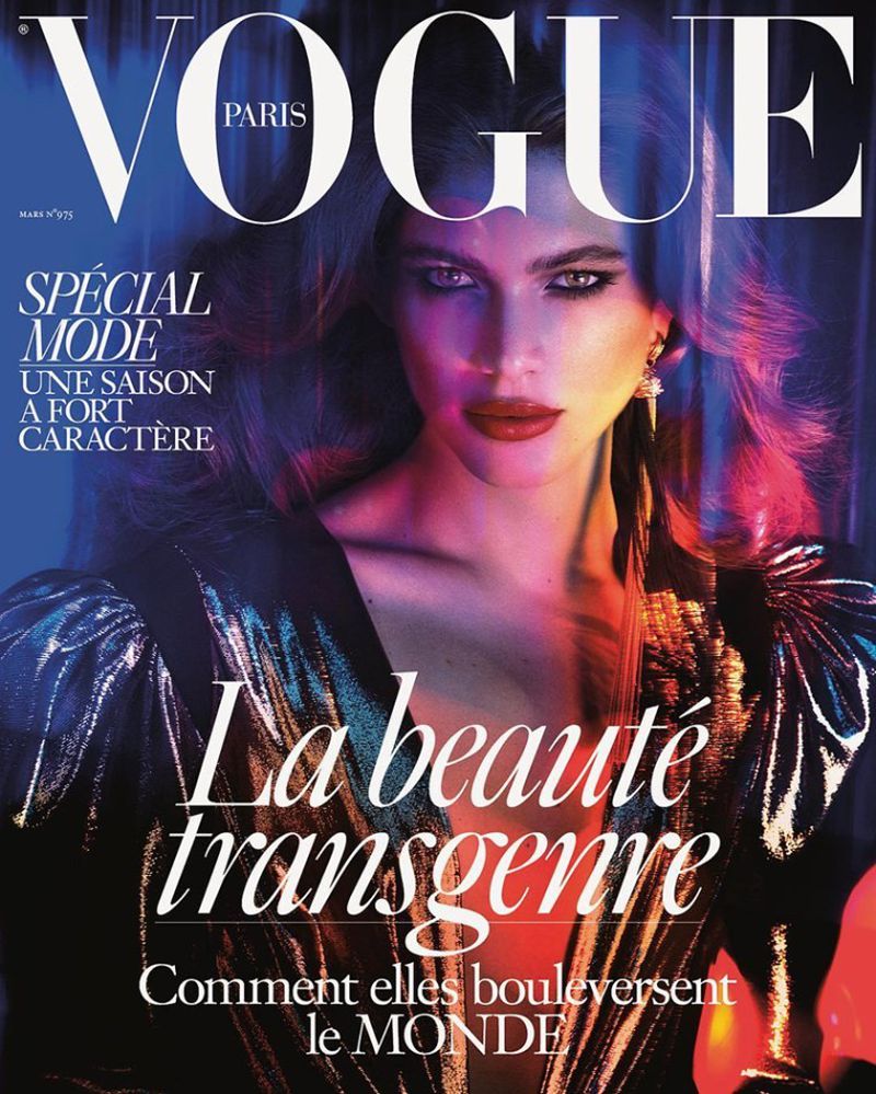 Valentina Sampaio covers Vogue Paris March 2017