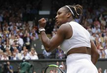 Serena Williams wins the first match since Wimbledon Serena Williams wins the first match since Wimbledon